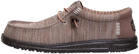 Amazon.com | HEYDUDE Men's Wally Sox Tri Fans Black and Silver